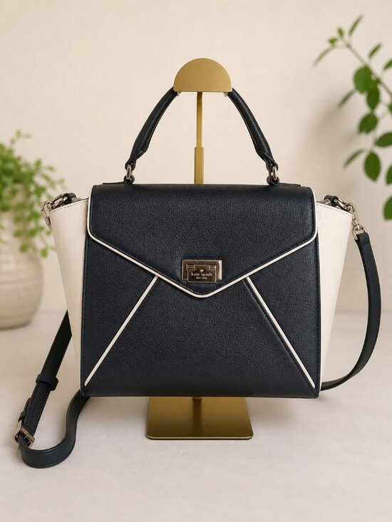 kate spade Handbags - Kate Spade Crossbody Bag Top-Handle Purse Satchel w Scarf Accent Laurel Wesley
